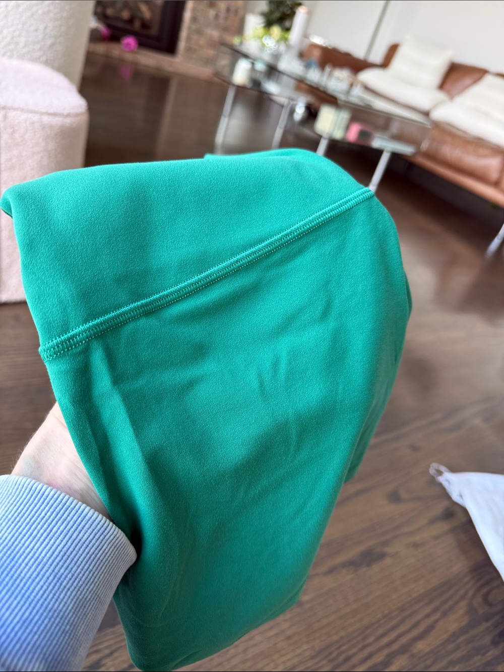lululemon athletica Align High Rise Short 4" inseam size 4 Storm Teal like new - Picture 8 of 9